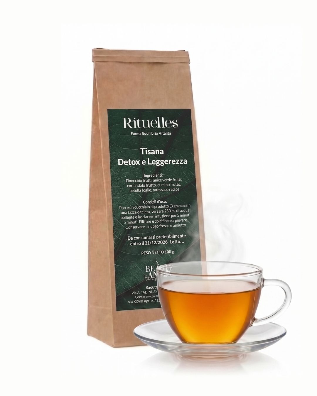 TISANA DETOX & LEGGEREZZA – Depurazione e Benessere Digestivo